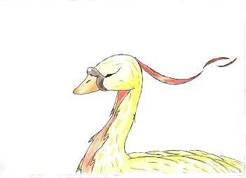 "Der Vogel Kyra" - Eine Zeichnung von Pia H.