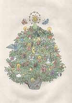 Zeichnung 'Weihnachtsbaum' von Hanne H.