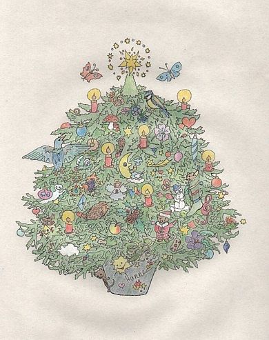 "Weihnachtsbaum" - Eine Zeichnung von Hanne H.